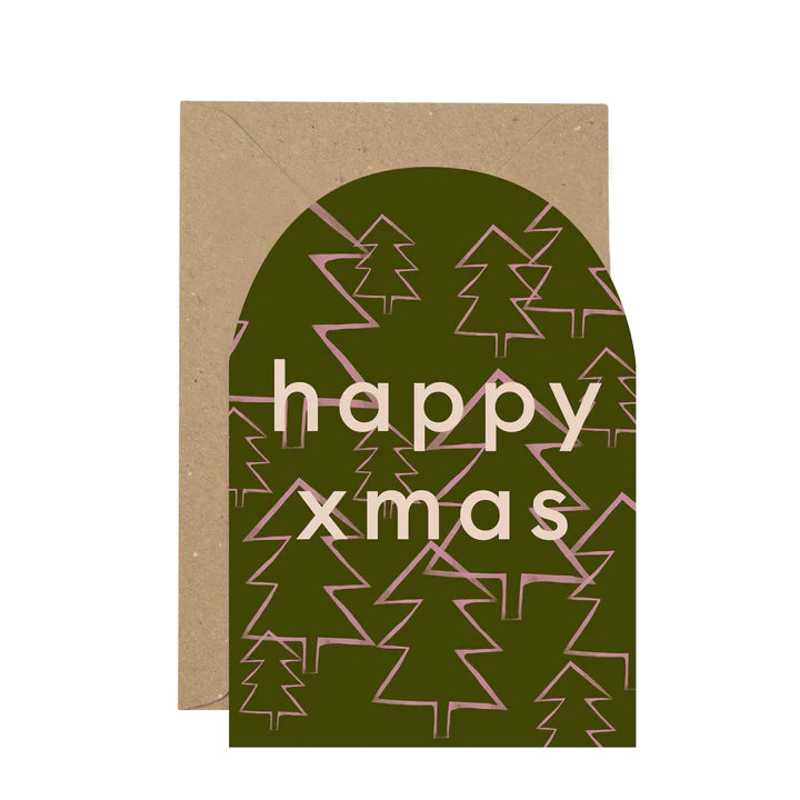 'Happy Xmas' Christmas Card