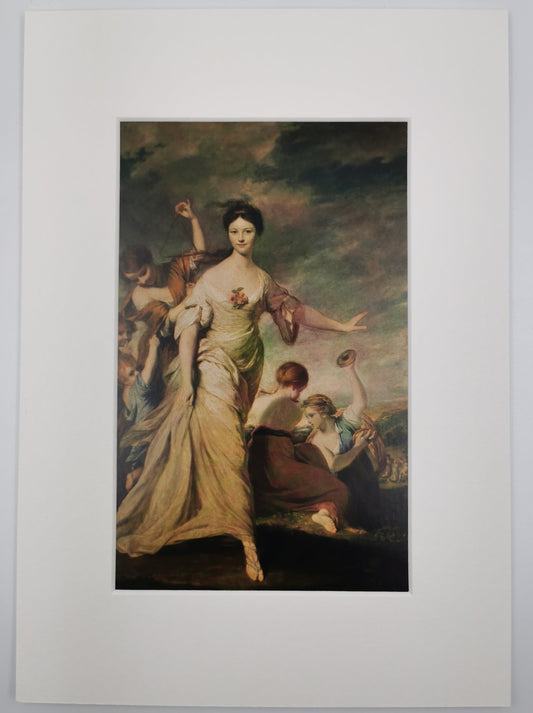 Mrs Hale by Joshua Reynolds - A4 Print
