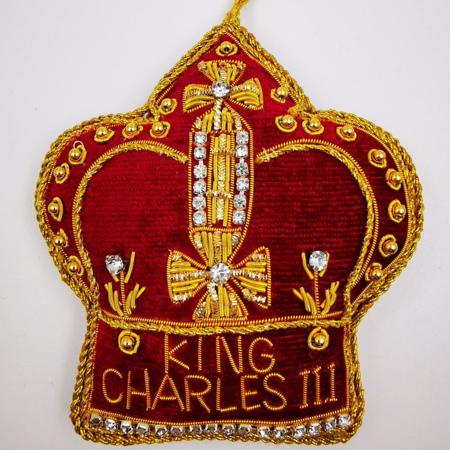 King Charles III Coronation Crown Hanging Decoration