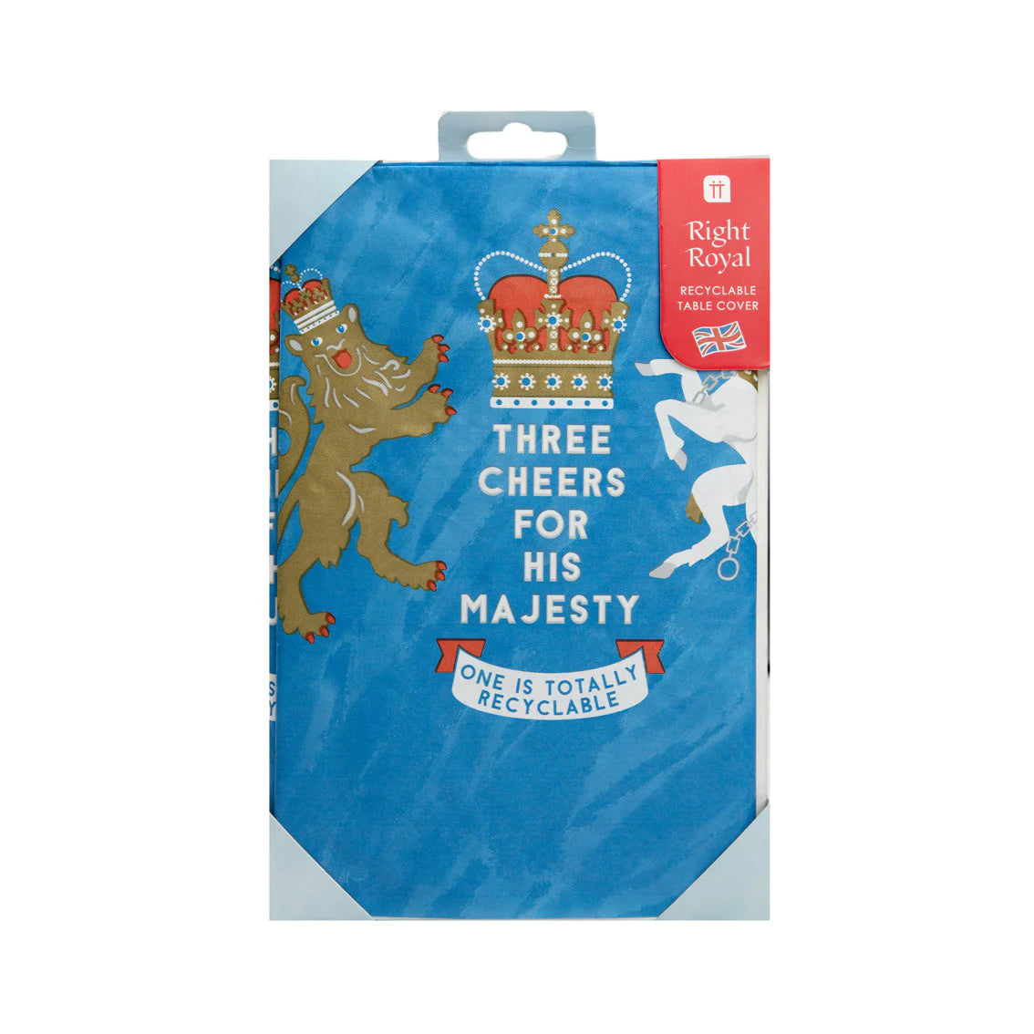 King Charles III Coronation Paper Table Cover