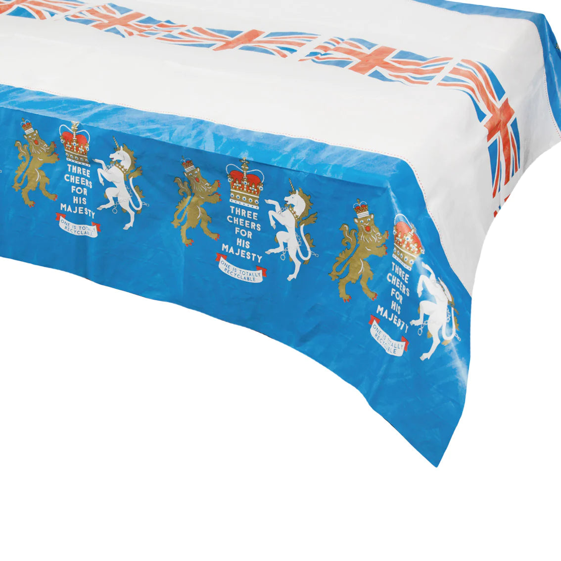 King Charles III Coronation Paper Table Cover