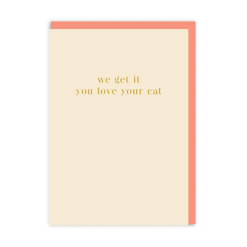 You Love Your Cat - Quote card
