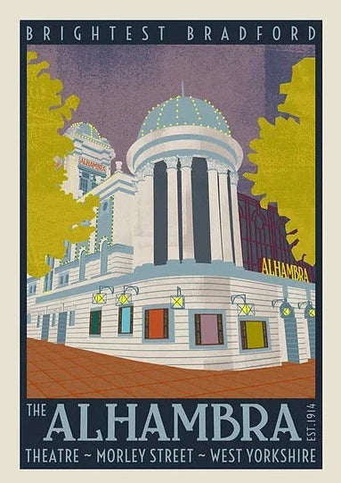 The Alhambra Theatre A3 Print - Ellie Way