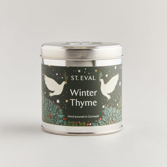 Winter Thyme Candle - Christmas Tin - St Eval