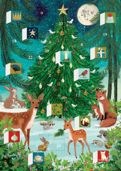 Heart of the Forest Advent Calendar Card