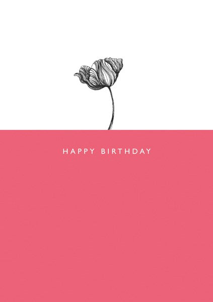 Happy Birthday Poppy Card