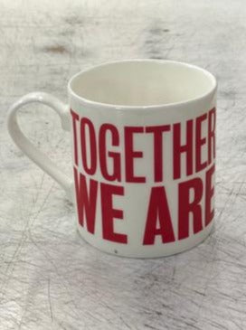 1882 Ltd/ Anthony Burrill 'Together We Are' - Mug Harewood Edition