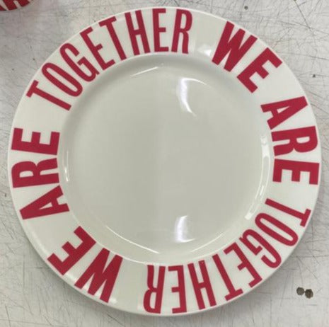1882 Ltd/ Anthony Burrill 'Together We Are' - Plate - Harewood Edition