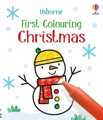 Usborne First Colouring Christmas Book