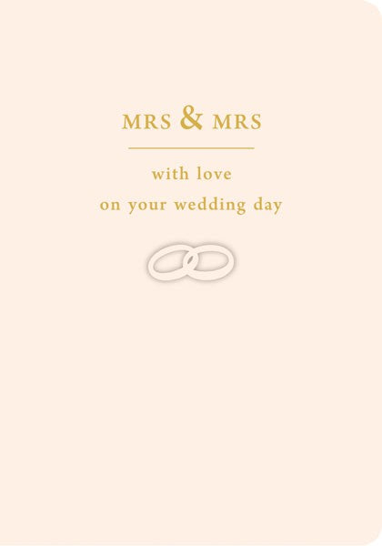 Mrs & Mrs - Mulberry & Olive Card
