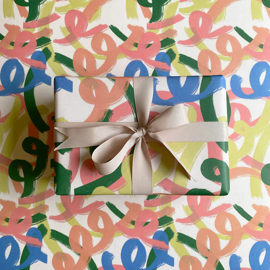 Squiggles Gift Wrap - Plewsy